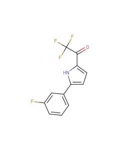 Astatech 2,2,2-TRIFLUORO-1-(5-(3-FLUOROPHENYL)-1H-PYRROL-2-YL)ETHAN-1-ONE; 0.25G; Purity 95%; MDL-MFCD30737773